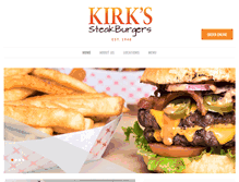 Tablet Screenshot of kirks-steakburgers.com
